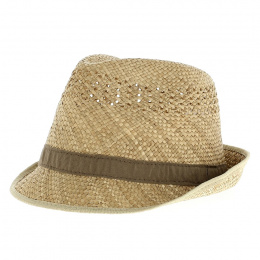 Chapeau Trilby Robin Paille - Traclet