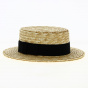 Triple layer straw hat Maurice - Traclet