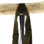 Khaki braces with wool checks - Traclet