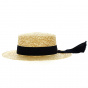 Joily Natural Straw Boater - Traclet