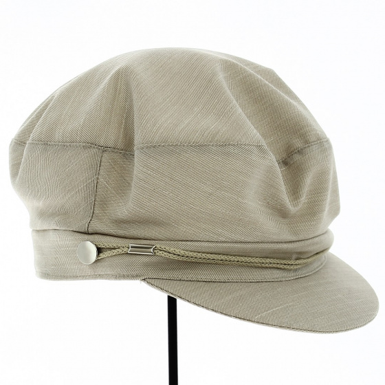 Camaret Cap Beige Cotton - Mtm