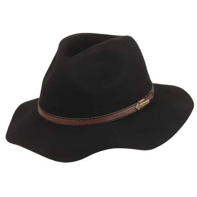 Peter Traveller Hat Felt Wool Black - scippis - Traclet