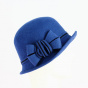 Hat woman cloche doriane blue tunon