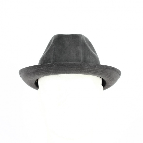 Trilby hat - Grey Alcantara Trilby hat - Grey Alcantara