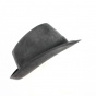 Trilby hat - Gray Alcantara