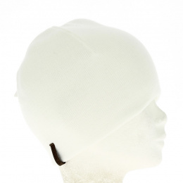 Basic short acrylic hat - Le Drapo - White