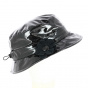 Carole patent rain hat with flowers