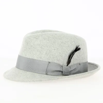 Trilby Grey hat - Bailey