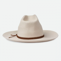 Sedona Wool Felt Cowboy Hat Beige - Brixton