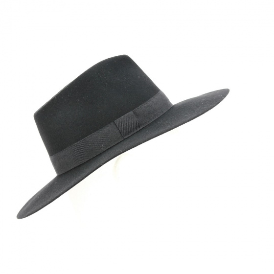 Fedora Hat Felt Wool Black - Traclet