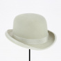 Melon Hat Felt Wool White - Traclet