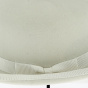 Melon Hat White Wool Felt detail trim - Traclet