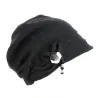 Béret Bonnet Laine avec visière Noir- Traclet  Reference : 8861 | Chapellerie Traclet