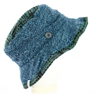 Chapeau Cloche Chantal Bleu & Vert - Traclet