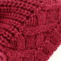 Oversized Bordeaux beanie
