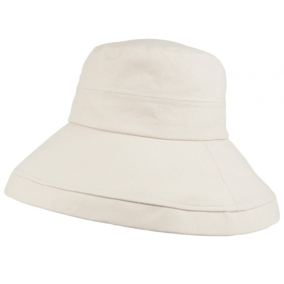 Capeline été pliable Moon Coton / lin Beige  - Traclet