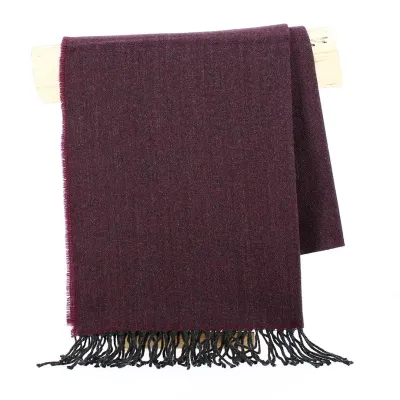 Acrylic Scarf Smeraldo Bordeaux