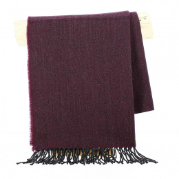 Acrylic Scarf Smeraldo Bordeaux