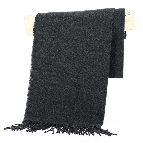 Acrylic Scarf Smeraldo anthracite