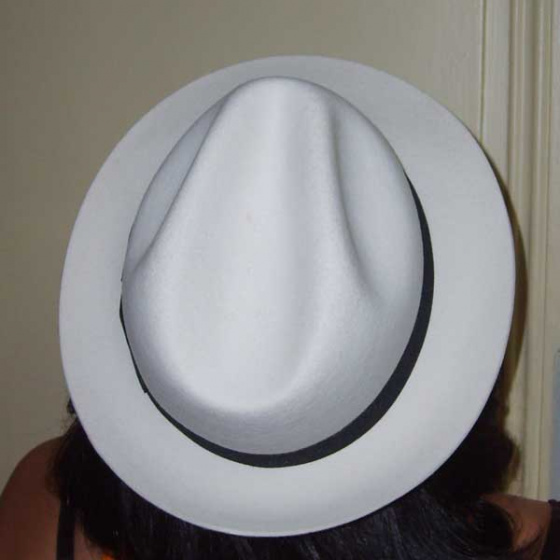 Blues Brothers white ribbon black