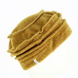 Julie Yellow Mustard Fleece Hood - Traclet