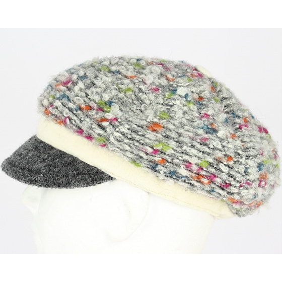 Grey Socoa Newsboy Cap - Traclet