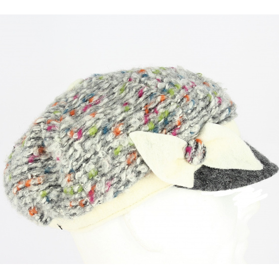 Grey Socoa Newsboy Cap - Traclet