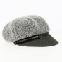 Grey Socoa Newsboy Cap - Traclet