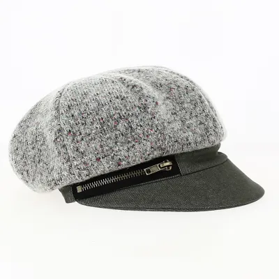 Casquette gavroche Socoa grise - Traclet Reference : 16813 | Chapellerie Traclet
