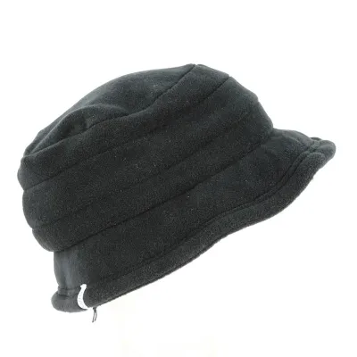 Chapeau Bob polaire Elza noir cache-oreilles - Traclet