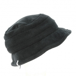 Bob Fleece Hat Elza black earmuffs - Traclet