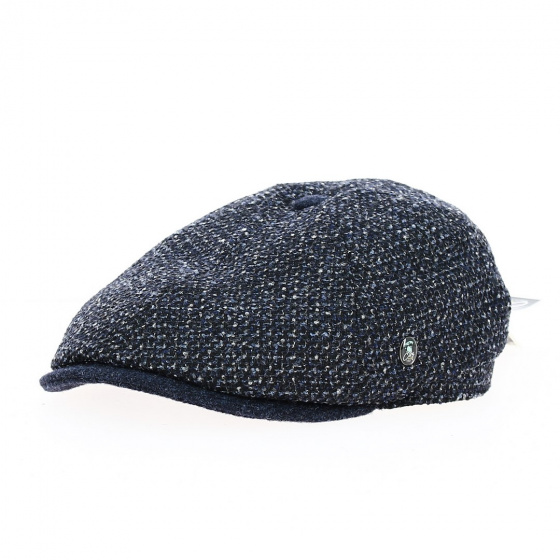 Navy Wool Slouch Cap - City Sport