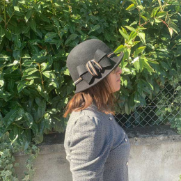 Hat woman cloche doriane black