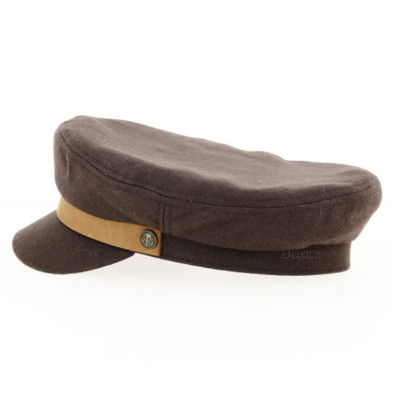 Casquette Marin Fiddler Laine Marron - Brixton