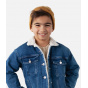 Barts Vinson Kids Beanie with Yellow Biker Fox Embroidery