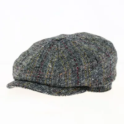 Houston eight rib cap - grey wool - Crambes