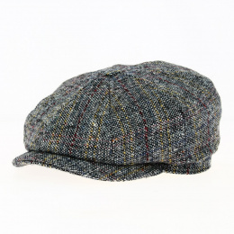 Houston eight rib cap - grey wool - Crambes