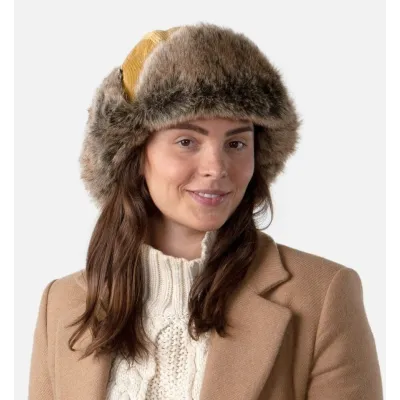 Mustard Yellow Rib Bomber Ushanka - Barts Reference: 16868| Traclet Hat Shop