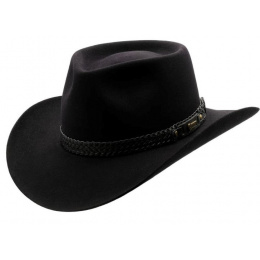 Felt hat Snow River Black - Akubra