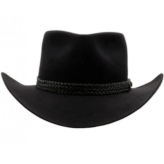 Chapeau Snow River Feutre Poil Noir - Akubra