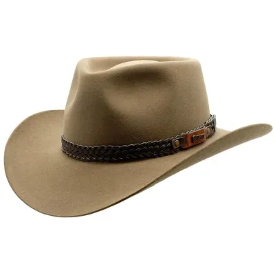 Snow River Felt Hat Sand hair - Akubra