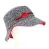 Women's Missty Wide Brim Hat with black and red fleece lining - Traclet  Reference: 16905 | Traclet Hatmakers