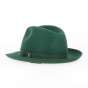 Fédora Le Chazelles Green Felt Hat - Fléchet