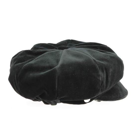 Black velvet cap - Fléchet