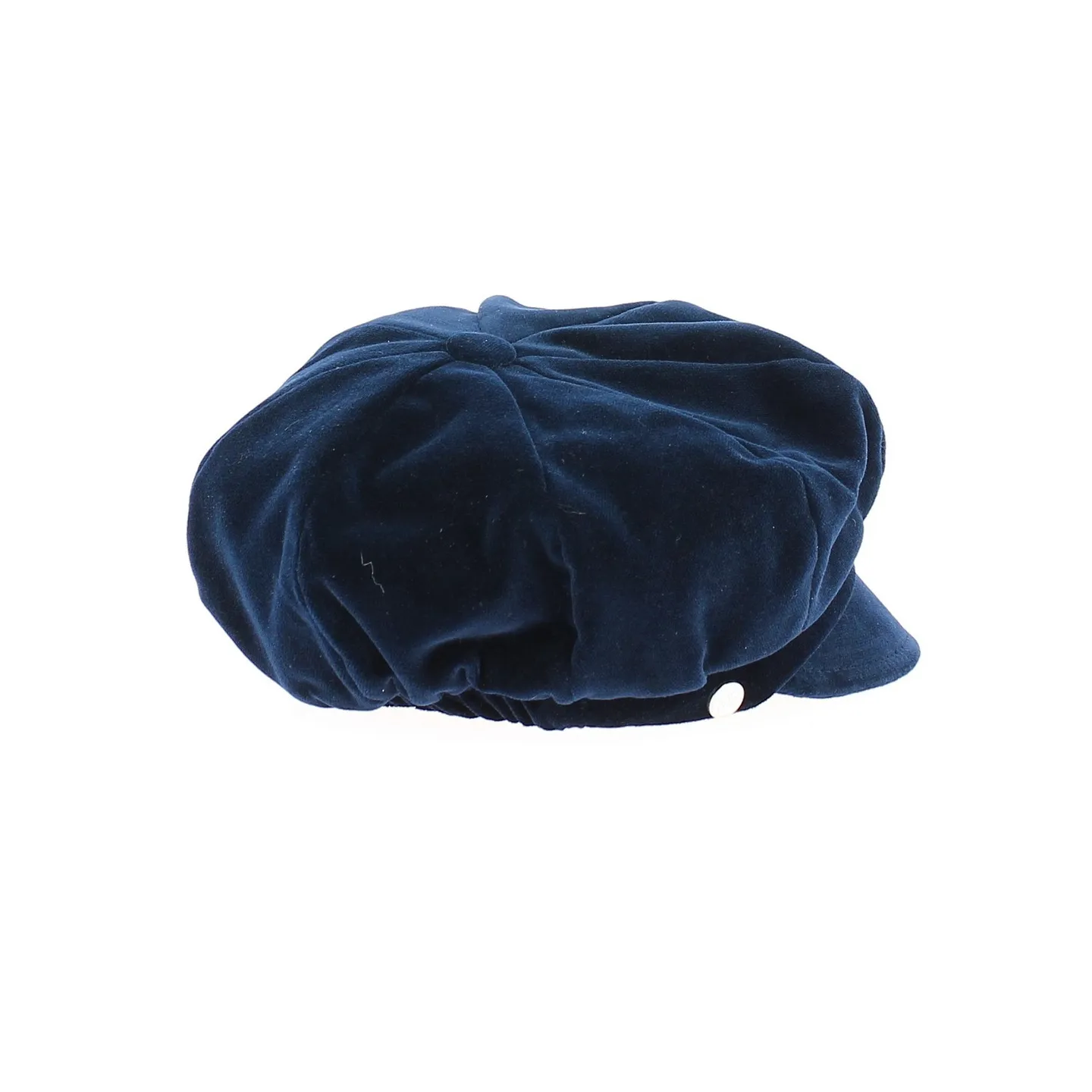 Navy velvet cap - Fléchet