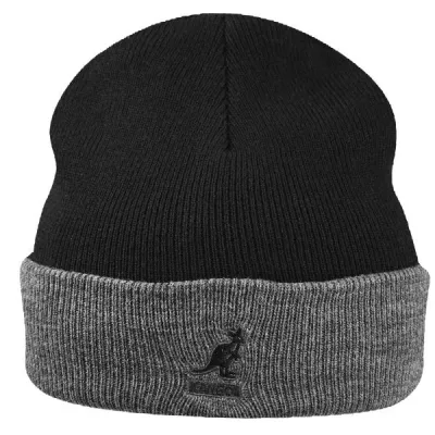 Bonnet Kango Pull-On Noir & Gris
