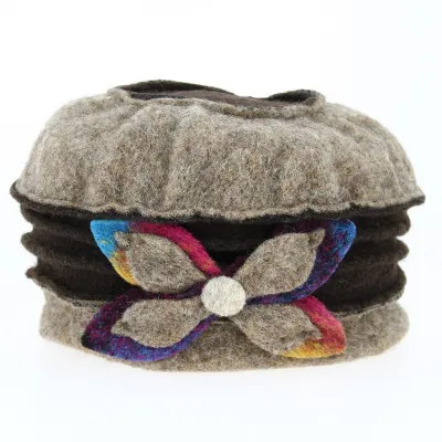 Toque Femme Papillon Laine - Traclet