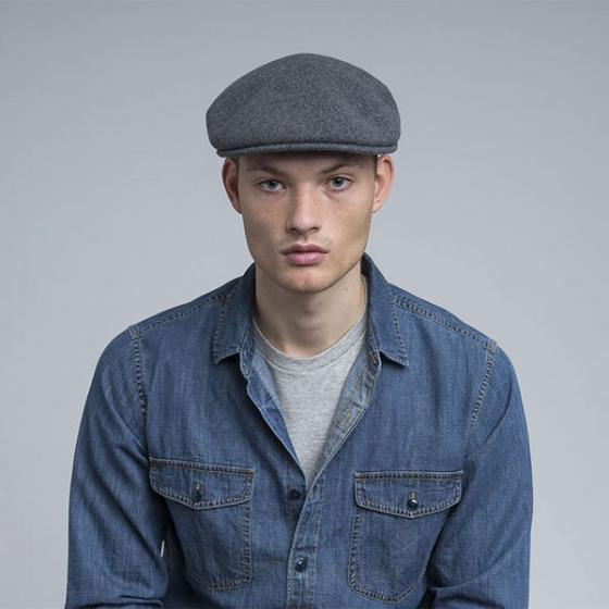 504 Flat Cap Winter Anthracite - Kangol 504 Flat Cap Winter Anthracite - Kangol