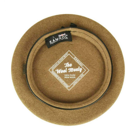 Kangol Wool Monty Beret Camel