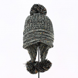 Black Peruvian Acrylic Beanie - Traclet